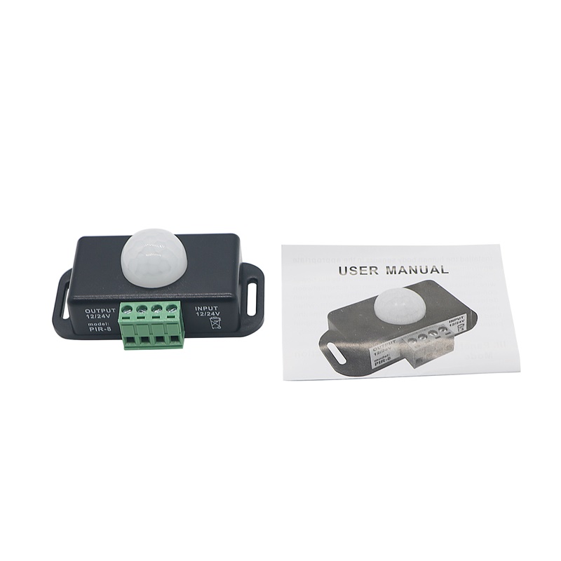 DC 12V 24V 6A Automatic Adjust PIR Motion Sensor Switch IR Infrared Detector Light Switch Module for LED Strip Light Lamp