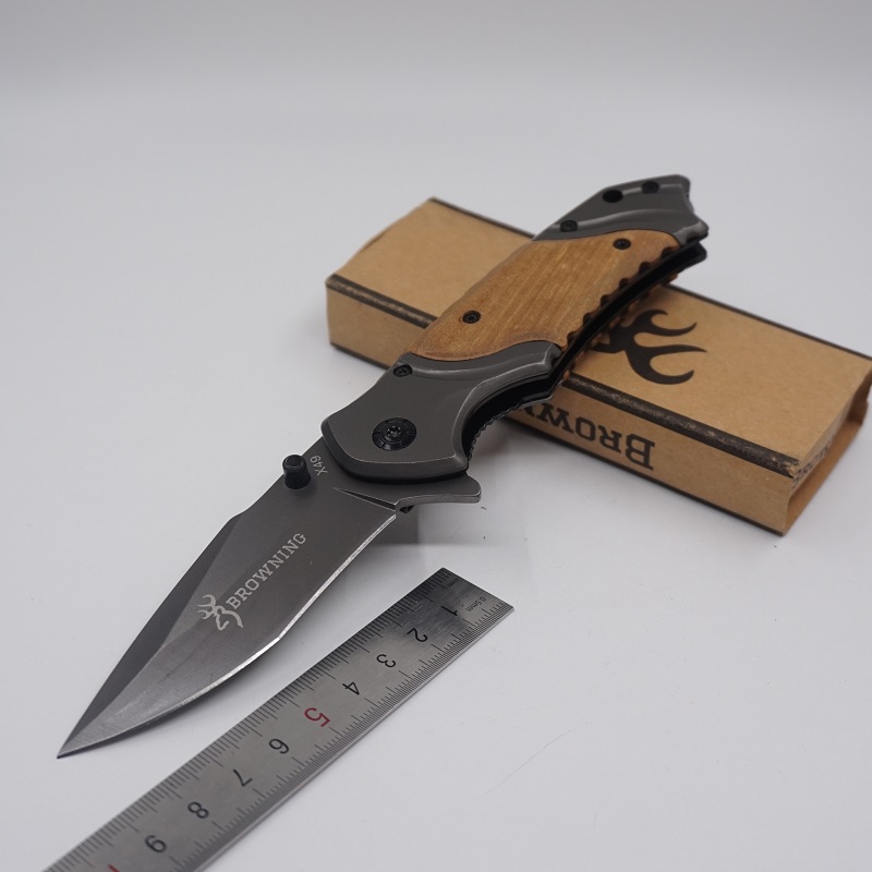 2017 New! Browning Knife X49 Tactical Survival Folding Blade Hardened 440C 57HRC Pocket Hunting Knives Surface Grey Titanium Free shipping
2017 New! Browning Knife X49 Tactical Survival Folding Blade Hardened 440C 57HRC Pocket Hunting Knives Surface Grey Titanium Free shipping