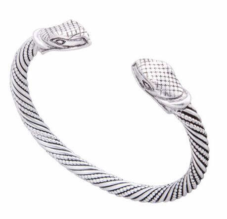 Snake totem Norse Jewelry Vintage Viking Snake Head Bangle&Bracelets Jewelry Men and Women Wristband Cuff Bangle Gift Pagan wicca Jewelry
Snake totem Norse Jewelry Vintage Viking Snake Head Bangle&Bracelets Jewelry Men and Women Wristband Cuff Bangle Gift Pagan wicca Jewelry