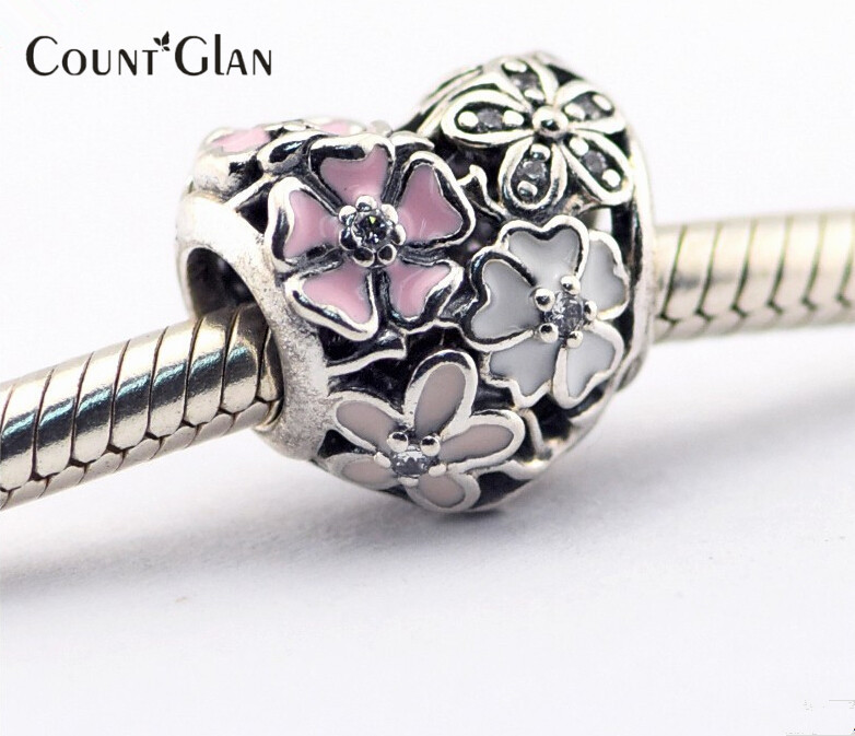 fits pandora bracelets heart poetic blooms silver beads with pink enamel&cz 100% 925 sterling silver charms diy jewelry, Black
fits pandora bracelets heart poetic blooms silver beads with pink enamel&cz 100% 925 sterling silver charms diy jewelry, Black
