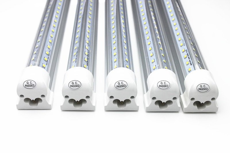 T8 8ft 72 Watt Integrated Tube Light V Shape LED Tube T8 4ft 5ft 6ft 8 ft Cooler Door Freezer LED Lighting