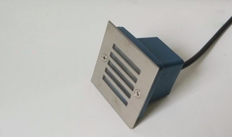 Square LED Underground Light 1W Aluminum Waterproof for Buried Yard Lamp Landscape Recessed Inground Lighting IP65
