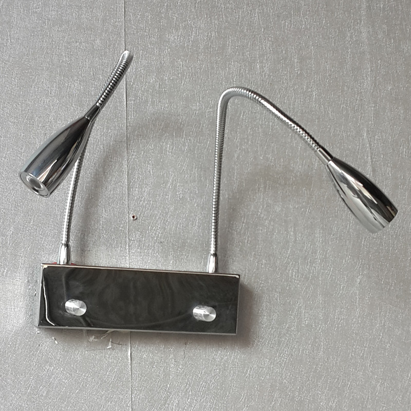Topoch Adaptive Wall Lamp 2x3W LEDs with Twin Knob ON/OFF/Dimmer Switches Dual Flexible Lights Working Independently Classy Chrome Finish
Topoch Adaptive Wall Lamp 2x3W LEDs with Twin Knob ON/OFF/Dimmer Switches Dual Flexible Lights Working Independently Classy Chrome Finish