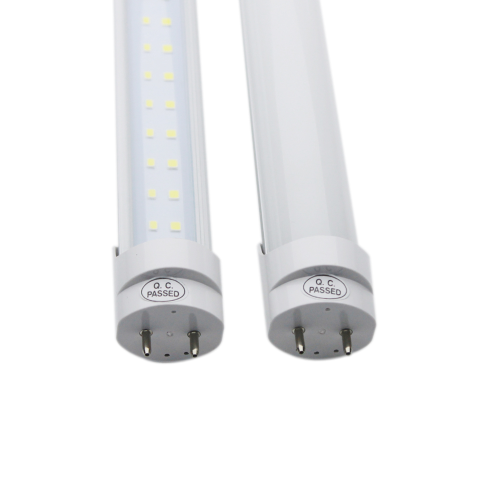 4000K 5000K T8 G13 Double pins Led Tube 4ft SMD2835 LED chip Fluorescent tube Lamp 25pcs/lot 28W Double sides 2835 Bulbs lamp