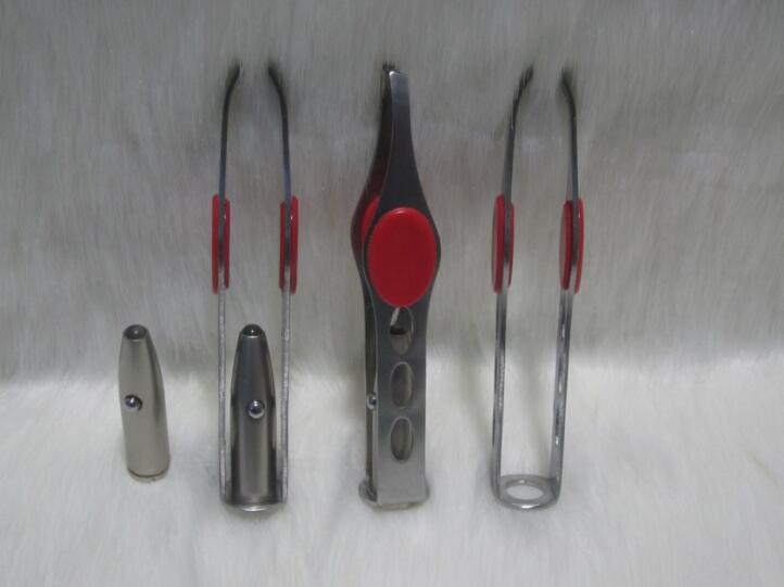 In-business LED TWEEZER Eyebrow Tweezers Lightweight Stainless Steel Handy LED Light Eyelash Eyebrow Hair Removal Tweezers Makeup Tool