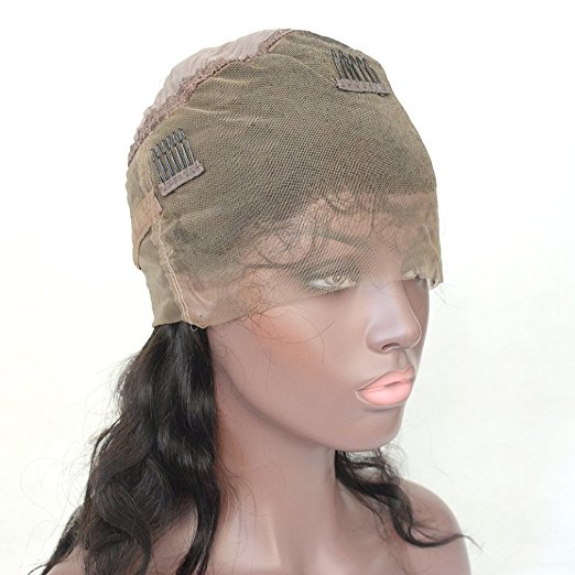 360 Lace Wigs Pre Plucked Natural Hairline yaki Straight 360 Lace Frontal Wig Malaysian Virgin Hair Full Human 130%density DIVA2