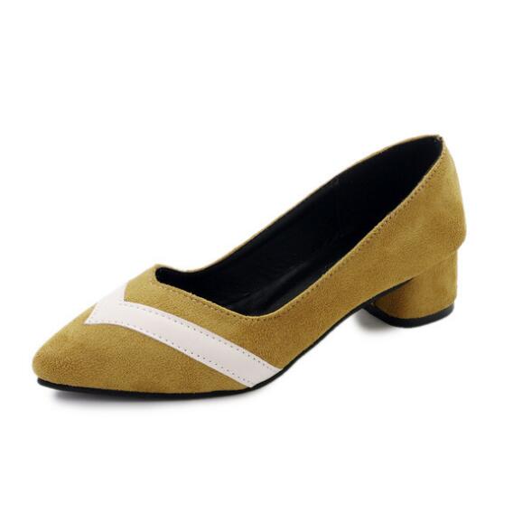 Women's Midi Heels Pumps Sexy Bride Party Thick Heel Pointed Toe Suede leather Shoes for office lady Women, Black
Women's Midi Heels Pumps Sexy Bride Party Thick Heel Pointed Toe Suede leather Shoes for office lady Women, Black