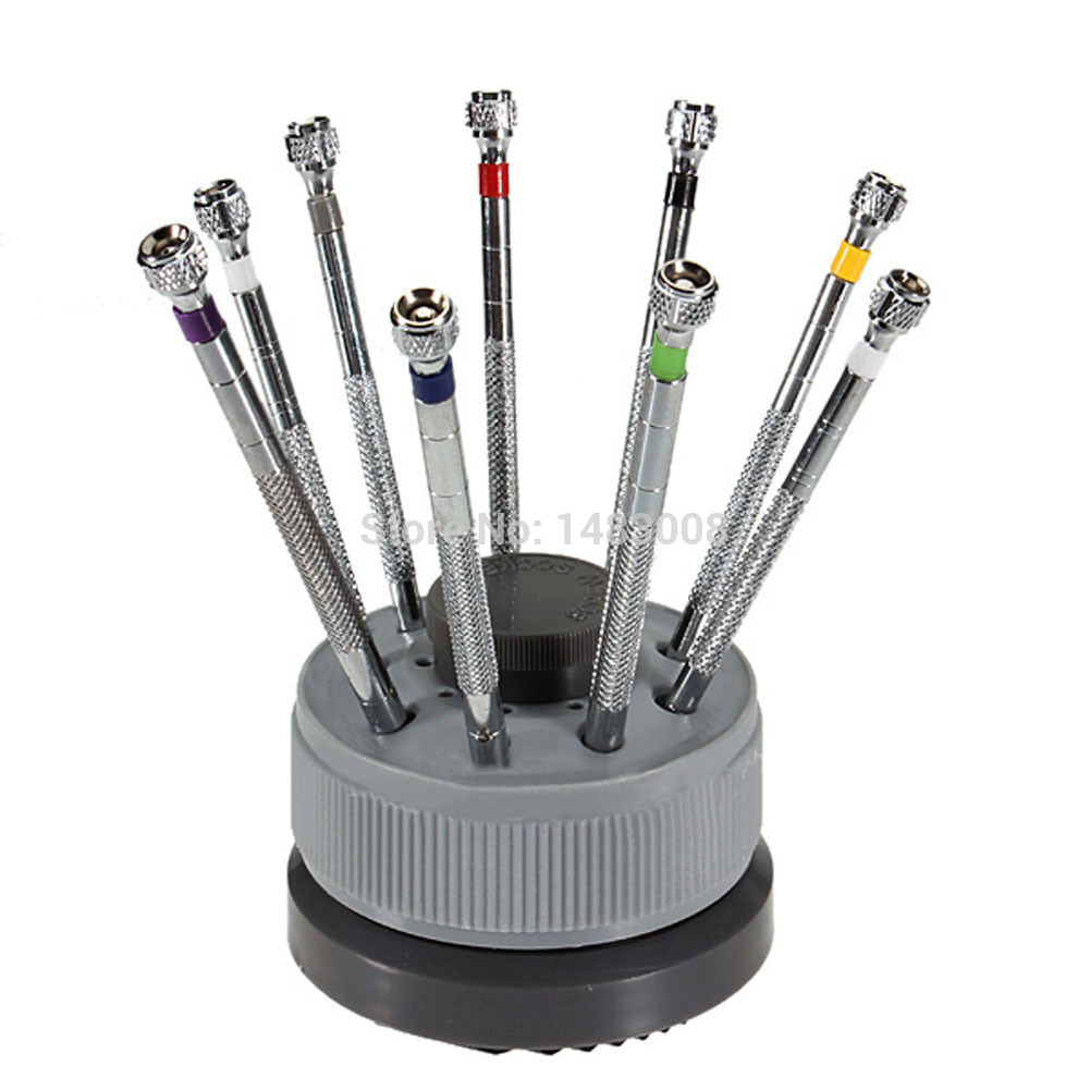 Wholesale-Precision Watch Flat Blade Slotted Watch Screwdriver Set Tools 9 in 1 Set High Quality
Wholesale-Precision Watch Flat Blade Slotted Watch Screwdriver Set Tools 9 in 1 Set High Quality