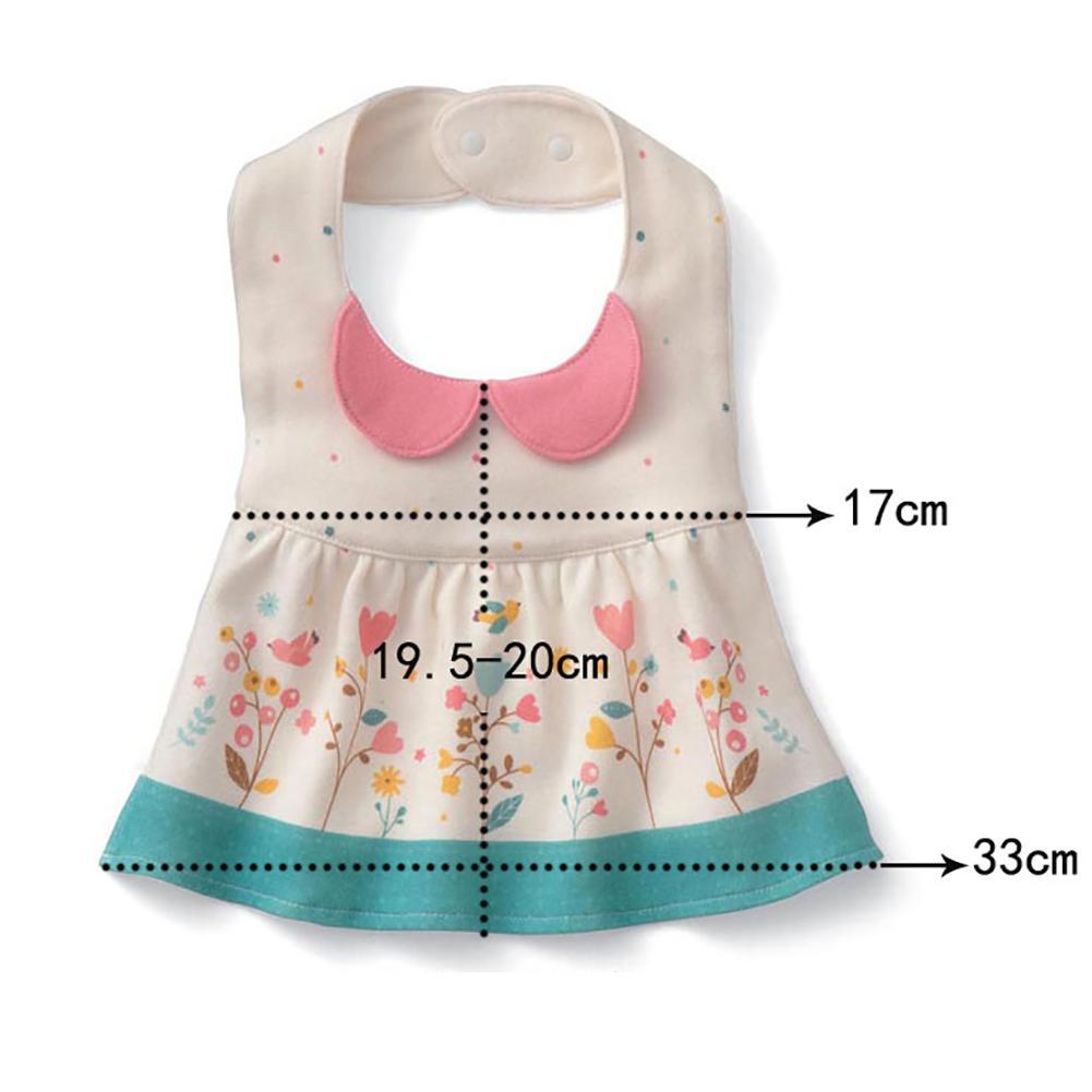 Wholesale- Fancy Infant Baby full dress style bibs Kid Washable Bib Baby Feeding Care children accessories baby bibs RA5-13H