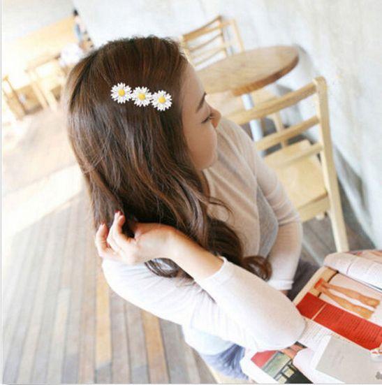 Daisy Elastic Hair Ring Rope Bands Hair Clips Ponytail Holder For Girl Kids Baby #T701