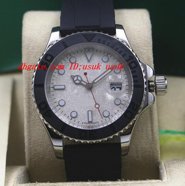 Luxury Wristwatches 116622 40mm Steel Bezel White Dial Black Rubber Bracelet Automatic Mechanical Men's Watches New Arrival
Luxury Wristwatches 116622 40mm Steel Bezel White Dial Black Rubber Bracelet Automatic Mechanical Men's Watches New Arrival