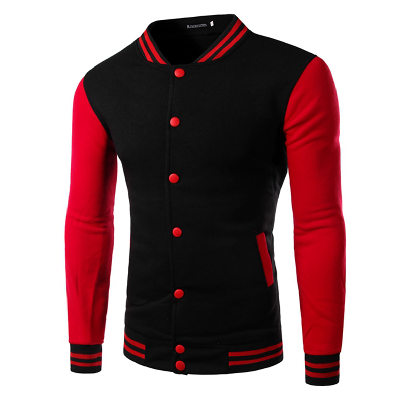 Wholesale-Men/Women Hoody Sweatshirt Spring Casual Slim Fit Hoodies Mens Tracksuit Colorful Baseball Sweatsuit Outwear Pullovers 14QT25