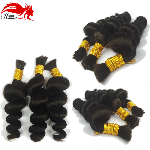 Human Hair For Boho Braids Brazilian Hair Bulk Braiding Human Braiding Hair Bulk Loose Wave No Weft No Attachment Micro Braiding