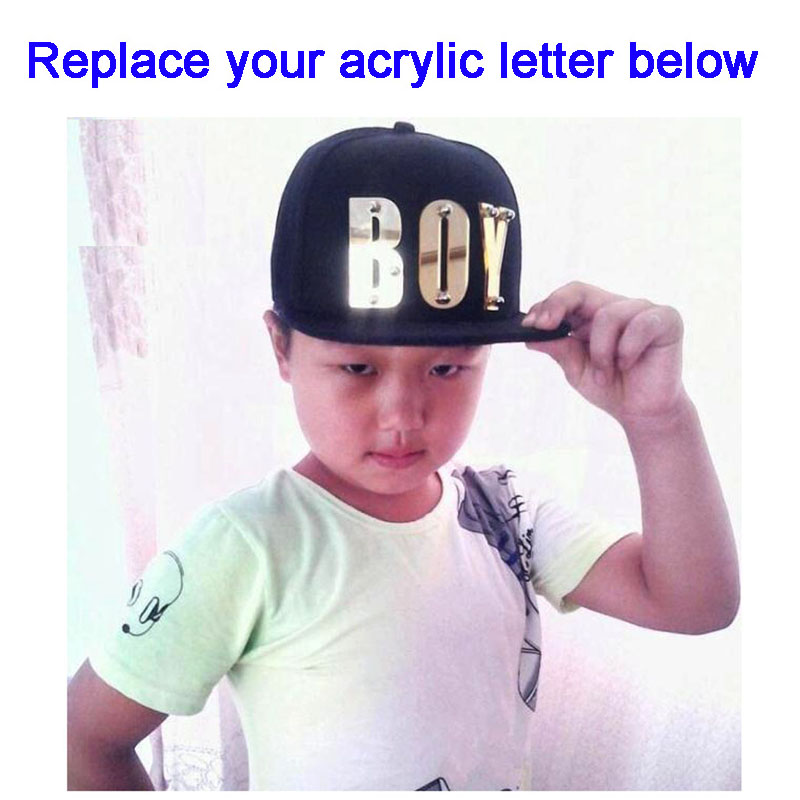 Custom Hiphop 3D acrylic letters Kids Hats Bolted spikes rivets Acrylic snapback Children Caps wholesale Baseball Cap Adjustable Boys Girl, Silver
Custom Hiphop 3D acrylic letters Kids Hats Bolted spikes rivets Acrylic snapback Children Caps wholesale Baseball Cap Adjustable Boys Girl, Silver