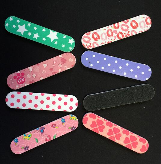 Nail File Buffer Sanding Washable Manicure Tool Nail Art Polish Sandpaper Strip Bar Set Polishing KD1