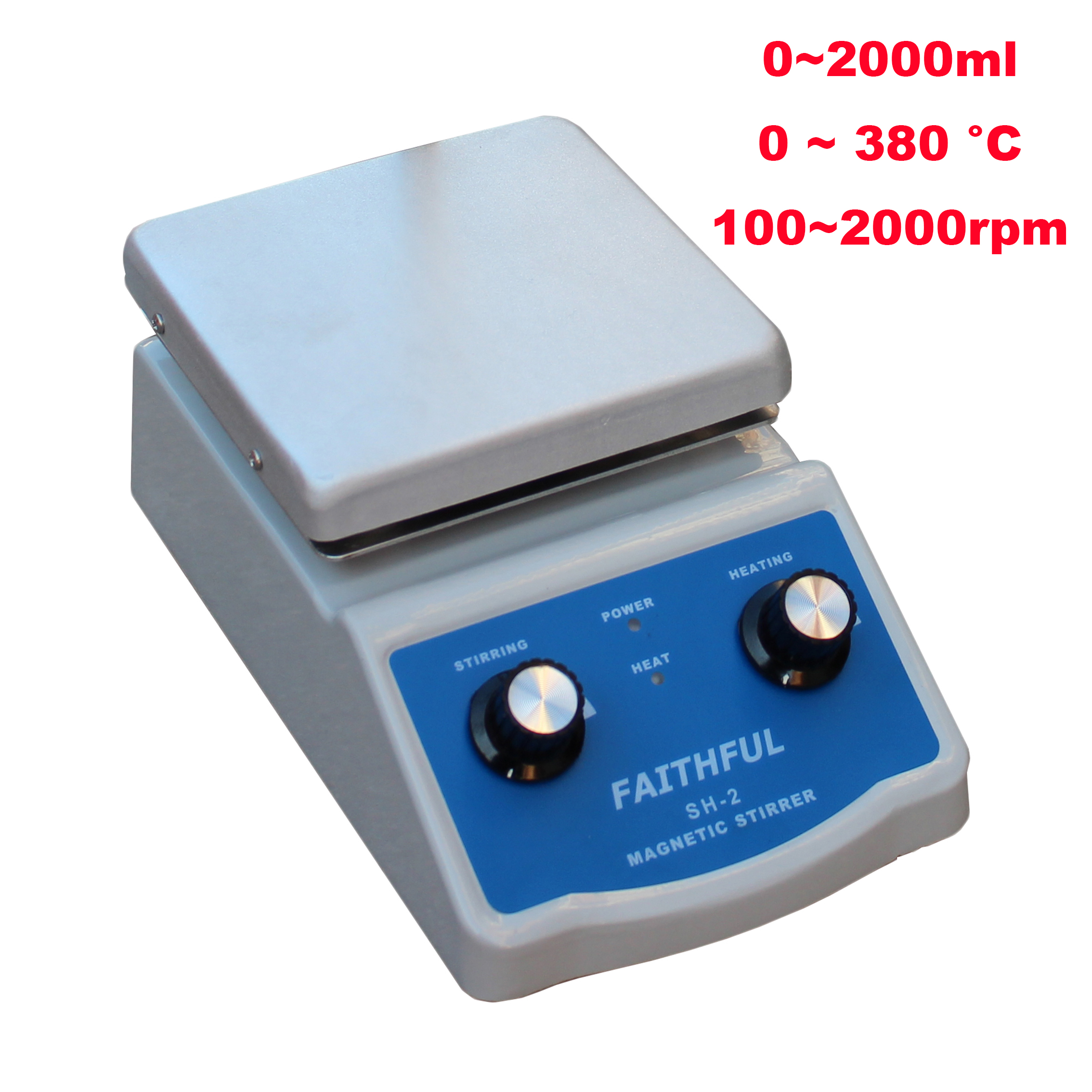 2019 New Lab Stir plate Magnetic Stirrer Plate with 1 inch Magnetic Stir Bar5960989