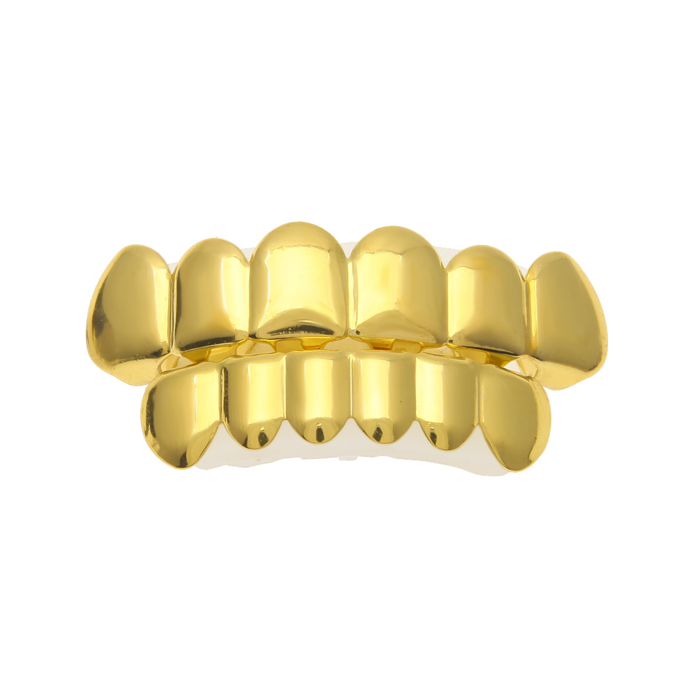 Hip Hop Body Jewelry 6 tooth grillz Gold Filled Top & Bottom Teeth fang grillz Set For women&men s Halloween Christmas Party Vampire Teeth
Hip Hop Body Jewelry 6 tooth grillz Gold Filled Top & Bottom Teeth fang grillz Set For women&men s Halloween Christmas Party Vampire Teeth