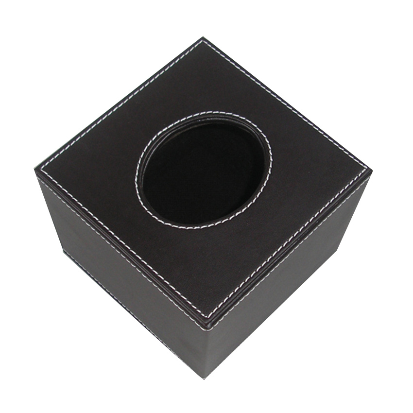 Tissue Boxes & Napkins Brown Dispenser PU Color Leather Toilet Square A037 Wholesale- Perfect Case Decoration Paper Canister Roll Home