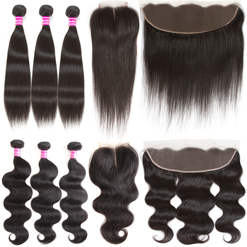 Remy Human Hair Weft With Frontal Weaves Closure Brazilian Unprocessed Virgin Hair Body Wave 13X4 Ear to Ear Lace Closure With 3Hair Bundles
Remy Human Hair Weft With Frontal Weaves Closure Brazilian Unprocessed Virgin Hair Body Wave 13X4 Ear to Ear Lace Closure With 3Hair Bundles