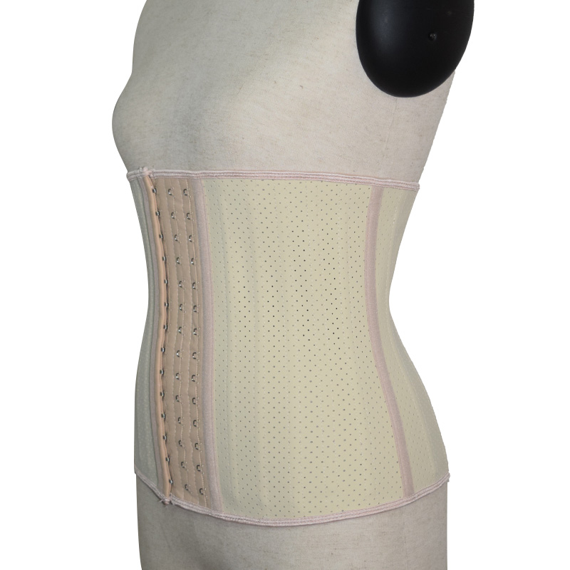 25 Steel Bones Women Waist Trainer Women's Shapers Underbust Slimming Breathable Workout Girdles Latex Corset 9095