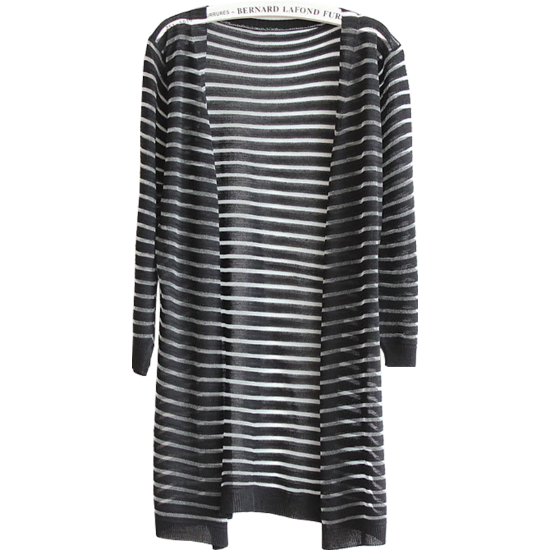 Wholesale- Thin Coat Spring Summer Cardigan Jacket Loose Striped Long Hollow Knit Sun Protection Shirt Sweater Clothing Vestidos LXJ275, Apricot
Wholesale- Thin Coat Spring Summer Cardigan Jacket Loose Striped Long Hollow Knit Sun Protection Shirt Sweater Clothing Vestidos LXJ275, Apricot