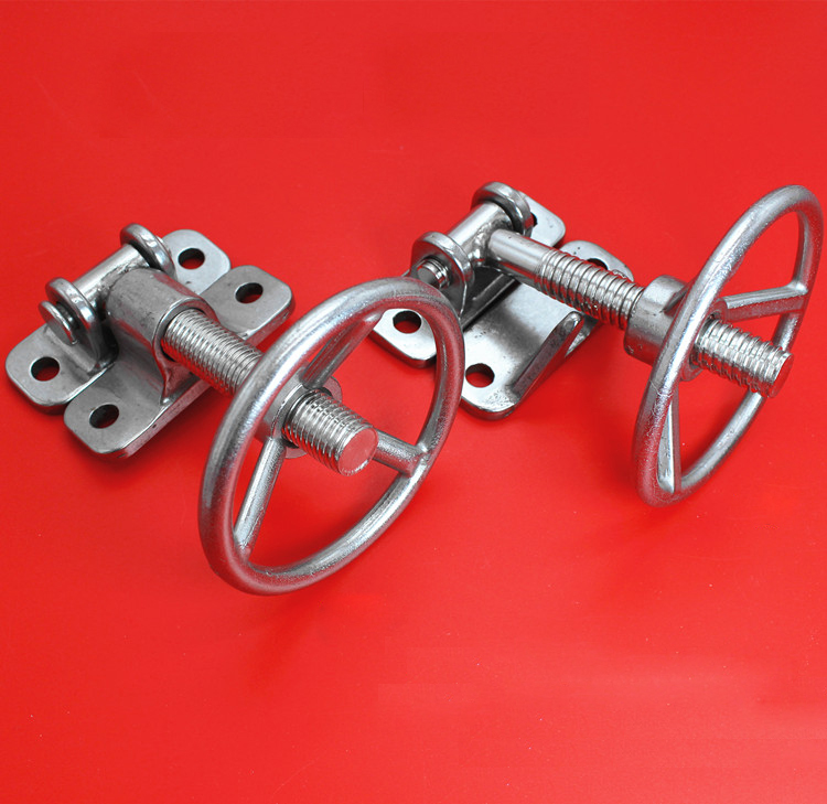 wheel style Stainless steel steam box door handle oven lock cold store handwheel seafood cabinet knob hinge kitchen cookware repair part