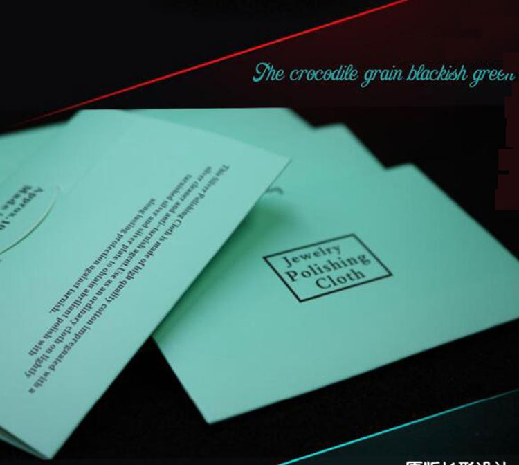 100pcs silver polish cleaning polishing cloth with package silver cleaning cloth wiping cloth of silver jewelry suede maintenance