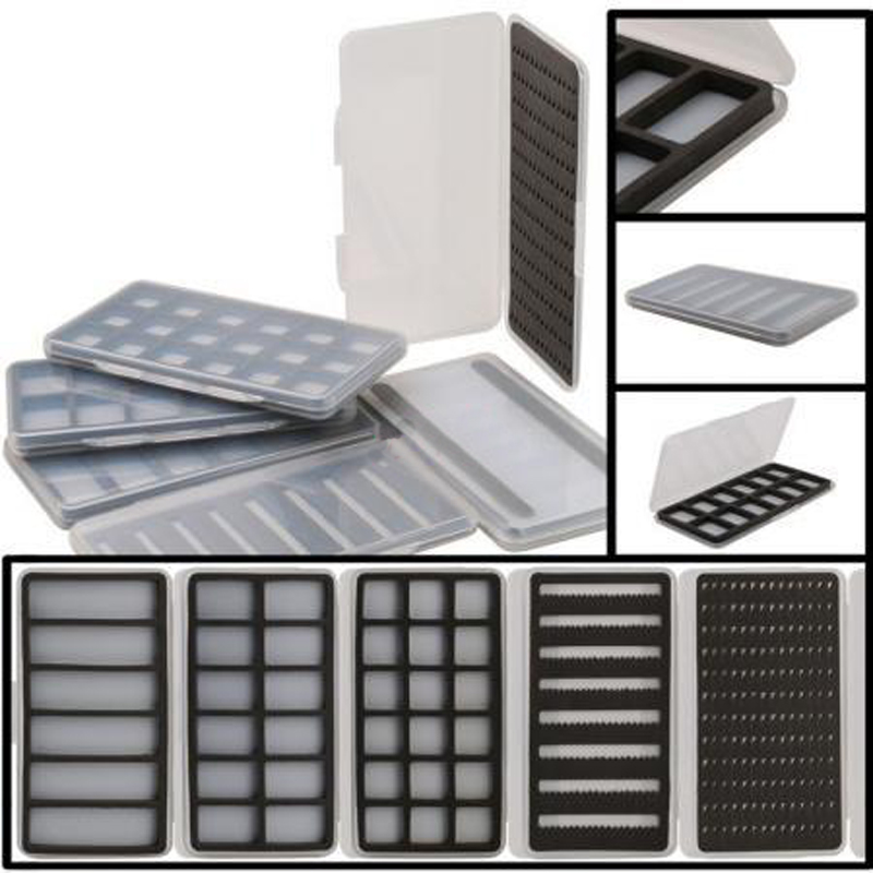 6/8/12/18/168 Squares Plastic Waterproof Fly Fishing Tackle Box Clear Slit Foam Fly Fishing Case
6/8/12/18/168 Squares Plastic Waterproof Fly Fishing Tackle Box Clear Slit Foam Fly Fishing Case