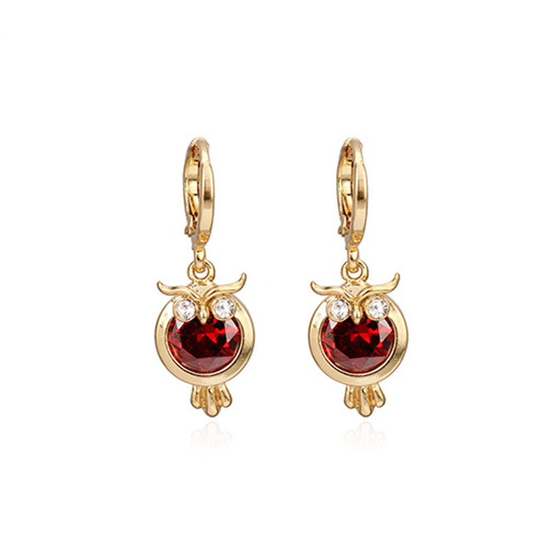 Lovery Earrings 18K Yellow Gold Plated Owl Design Hoops Earrings for Girl Friend for Women Hot Gift
Lovery Earrings 18K Yellow Gold Plated Owl Design Hoops Earrings for Girl Friend for Women Hot Gift