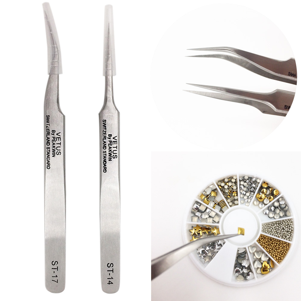 Wholesale- 1 pc Straight & Curve Tweezers Eyelash Extension Tool nail art rhinestone Paillette Nipper for DIY acrylic nails gel polish
Wholesale- 1 pc Straight & Curve Tweezers Eyelash Extension Tool nail art rhinestone Paillette Nipper for DIY acrylic nails gel polish