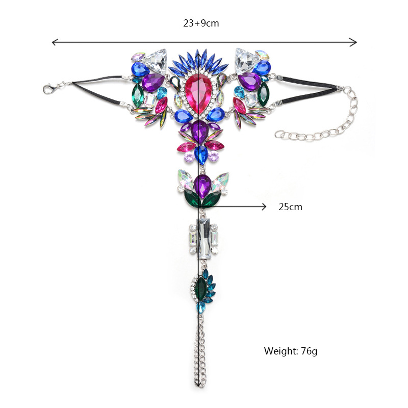 Fashion Ankle Bracelet Wedding Barefoot Sandals Beach Foot Jewelry Sexy Pie Leg Chain Female Boho Crystal Anklet 1pcs8006001