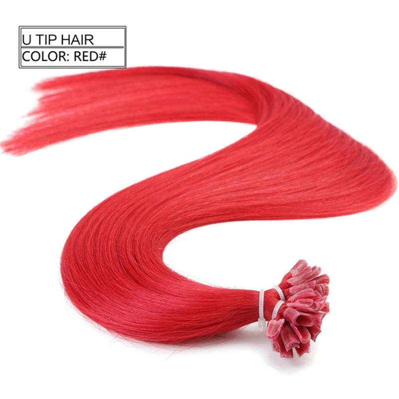 elibess brand grade 8a brazilian remy utip hair extensios 0 5g s200s lot nail tip virgin hair 1424 optional color free