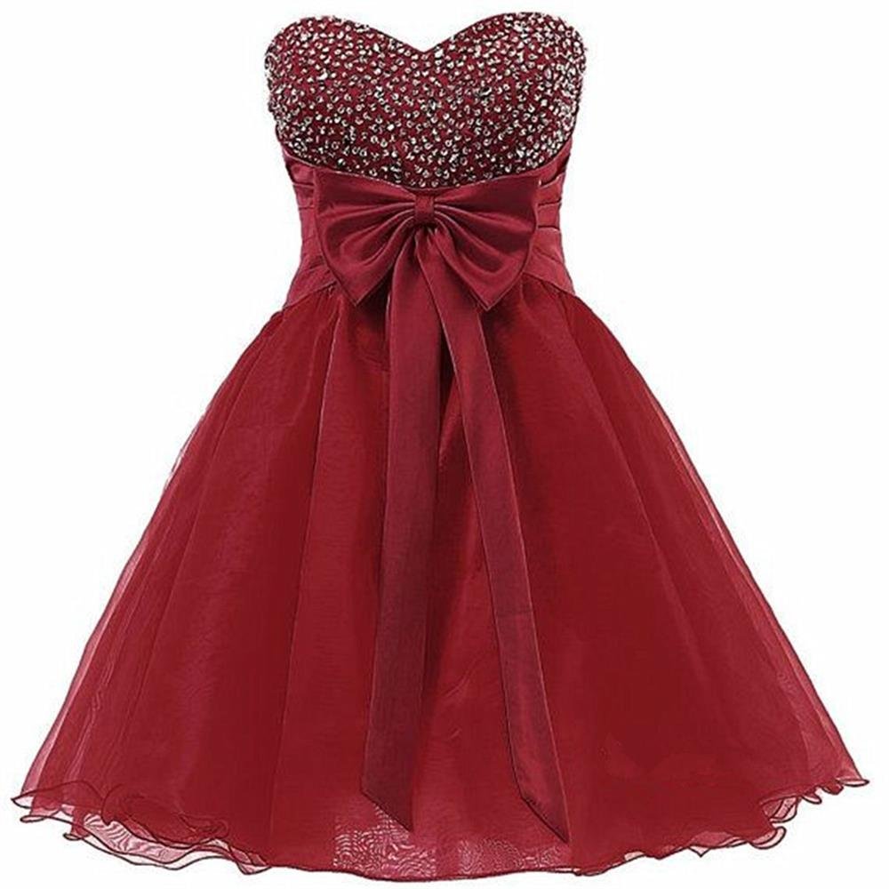 New Sexy Cheap Homecoming Dresses 2017 Sweetheart Beaded Ball Gown Beaded Graduation Prom Party Gown QC501