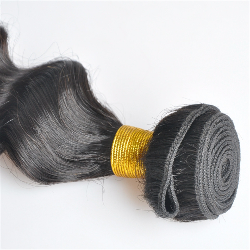 Indian Virgin Human Hair Loose Deep Wave Unprocessed Remy Hair Weaves Double Wefts 100g/Bundle 1bundle/lot Can be Dyed Bleached