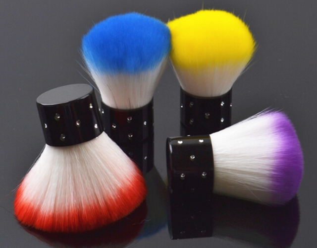 100pcs/lot Free Shipping Nail Brush For Acrylic & UV Gel Nail Polish Art Decor Nails Dust Cleaner Art Nail Tools