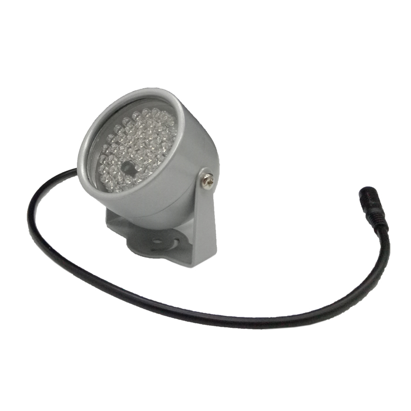 850nm 48 IR LED Infrared Illuminator Light IR Night Vision for CCTV Security Cameras Fill Lighting metal gray Dome Free shipping