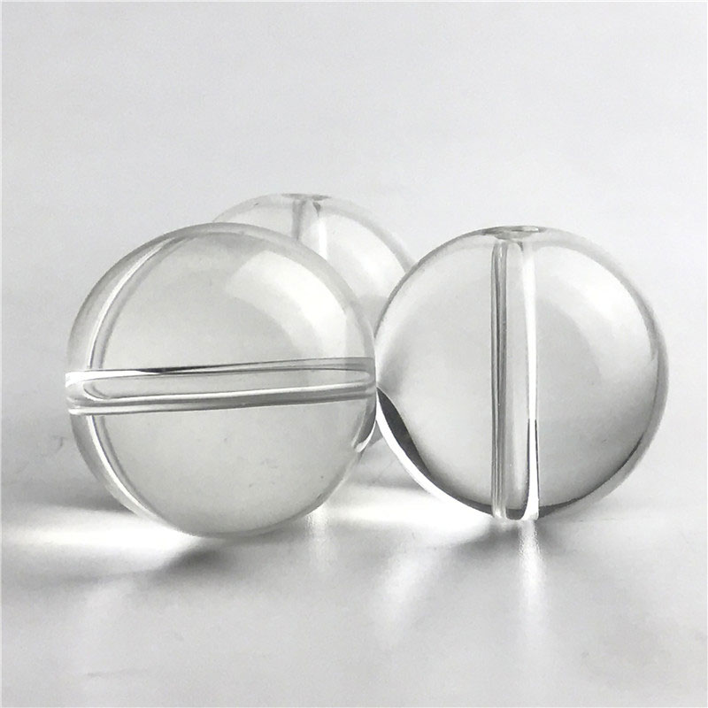 25mm Quartz terp slurper banger Glass Carb Cap Hookah Flat Top Domeless Nails Clear Beads Ball hole Caps for Water Pipes