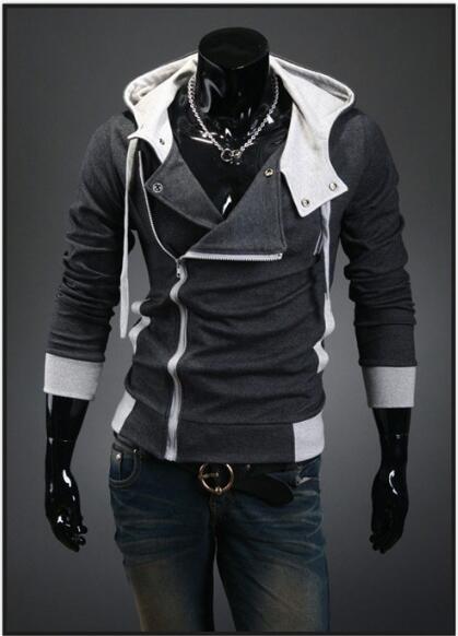 Wholesale-Hot Sale Men Assassins Creed Hoodie Brand Design Zipper Sweatshirt Men Tracksuit Size M-6XL