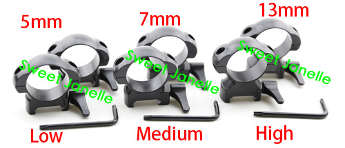 Rifle Quick Release Steel Scope Rings 30mm Tube Size Low/Medium/High 20mm Rail Free Shipping
Rifle Quick Release Steel Scope Rings 30mm Tube Size Low/Medium/High 20mm Rail Free Shipping