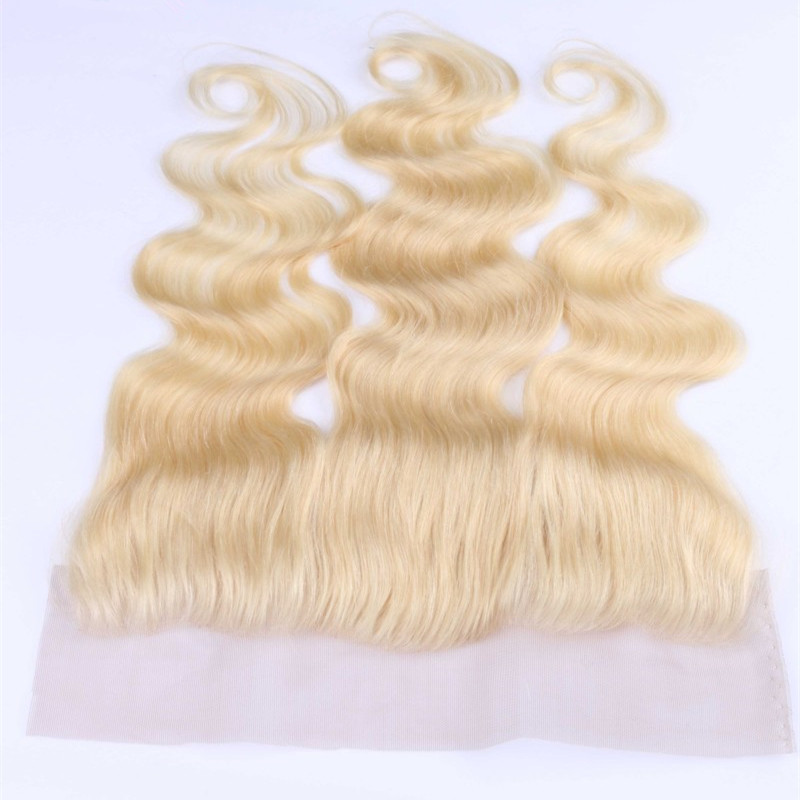 New Fashion Human Hair Lace Front Closure 13x4 Lace Frontal Ear To Ear Body Wave Bleached knot Swiss Lace Soft Human Virgin Hair