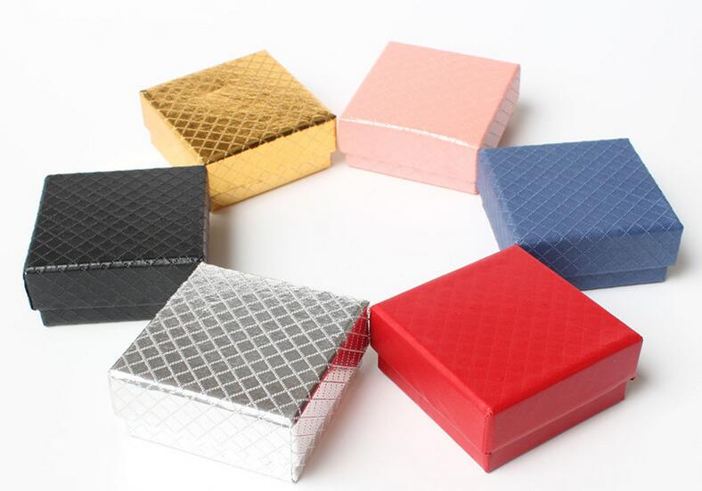 Diamond 7 * 7 Jewelry Box Jewelry Jewelry Packaging Carton Ring Box