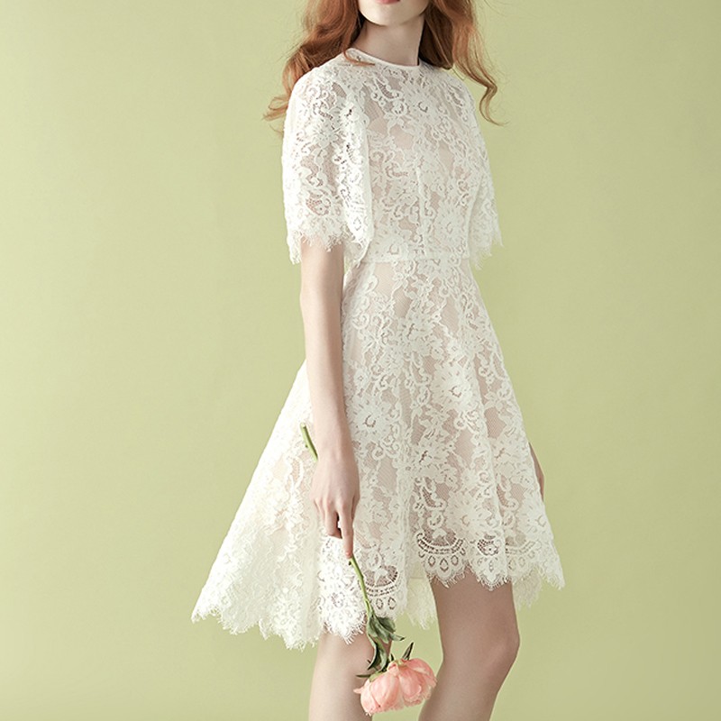 Bohemia Short Lace Wedding Dresses 2019 New Design White Ivory Jewel Neck Knee Length A-Line Half Sleeve Bridal Gowns Vestido De Noiva W870
Bohemia Short Lace Wedding Dresses 2019 New Design White Ivory Jewel Neck Knee Length A-Line Half Sleeve Bridal Gowns Vestido De Noiva W870