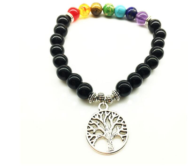 Natural Lava Stone Beads Charms Bracelets Anti-fatigue Volcanic Rock Men's Women's Fashion Diffuser Jewelry