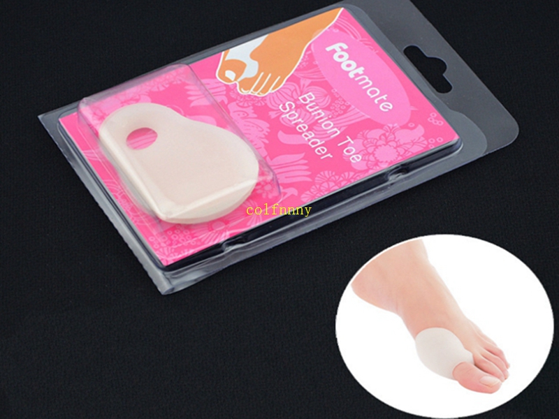 200pcs/lot(=100Pairs) Silicone Foot Toe Separator Straighteners thumb valgus protector Bunion Adjuster Pain Relief Daily Wear