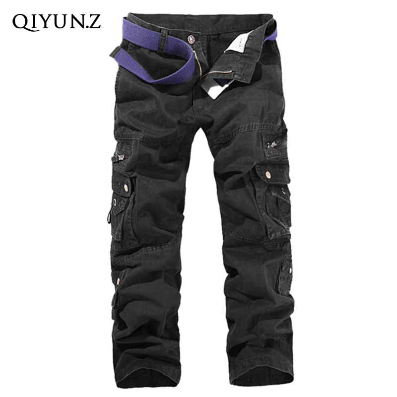 Wholesale- Black/Dark Gray/Army Green Multi-pockets Loose Straight Work Pants Men's Long Trousers
Wholesale- Black/Dark Gray/Army Green Multi-pockets Loose Straight Work Pants Men's Long Trousers
