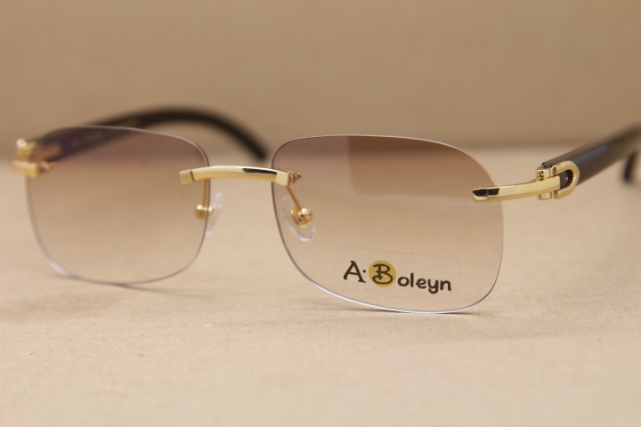 Men Rimless Sunglas… - image