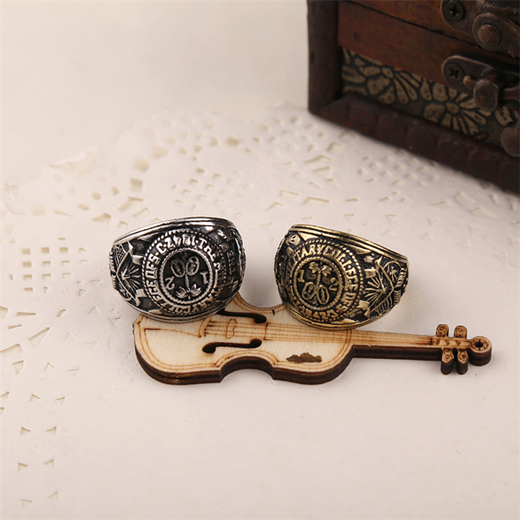 Wholesale- House of Cards ring Frank's Ring vintage retro antique gold and silver jewelry for men and women wholesale