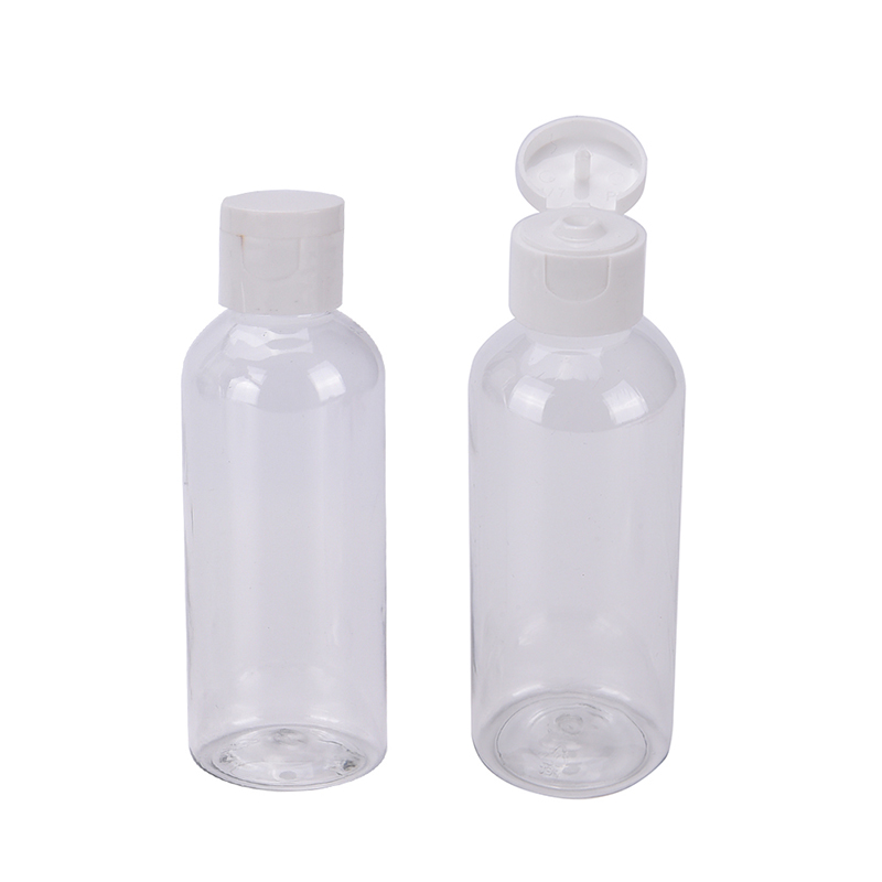 Wholesale- 100ml 4PCS Plastic Bottles For Travel Cosmetic Make-up Lotion Container With Carry Bag Make Up Bottle Women Beauty Tools