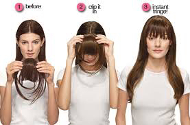 Natural Wave Wigs with Bangs 100% Brazilian Human Hair Fashion Wavy lace front Wig Black 14inch 130%density
