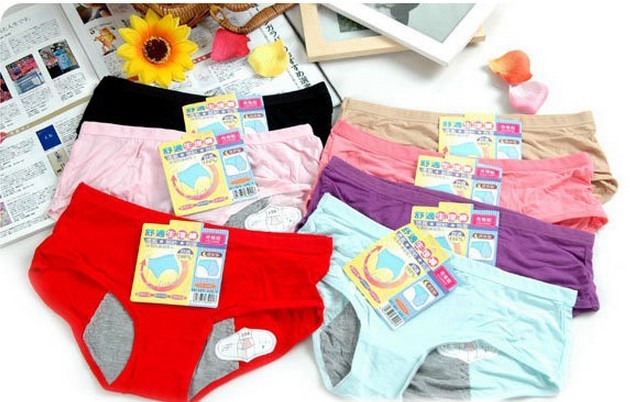 Wholesale-High Quality Women's Sexy Cotton Night Menstrual Underwear Health Physiology Period Leakproof Pants  shipping, Multi 
Wholesale-High Quality Women's Sexy Cotton Night Menstrual Underwear Health Physiology Period Leakproof Pants  shipping, Multi
